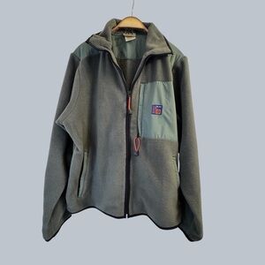 Tuf Men’s Green Fleece Zip Jacket Size L